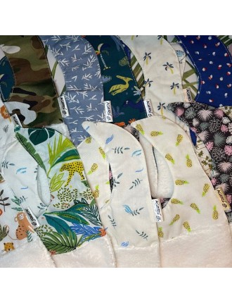 Babete com fibra de bambu