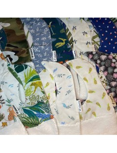 Babete com fibra de bambu