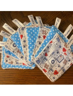 Lote 10 Toalhetes reutilizáveis