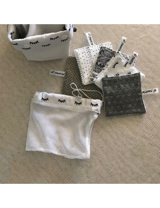 Lote 3 toalhetes + Saquinho para a máquina de lavar