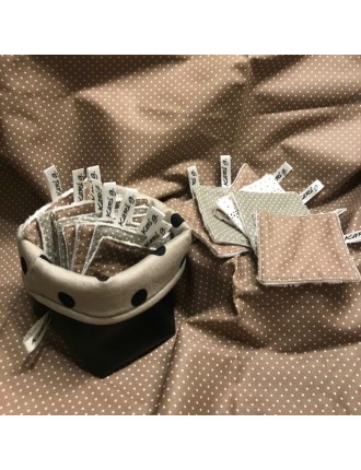 Lote 5 toalhetes + Cesto impermeável