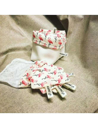 Lote 10 toalhetes + Cesto impermeável + Saquinho para a máquina de lavar