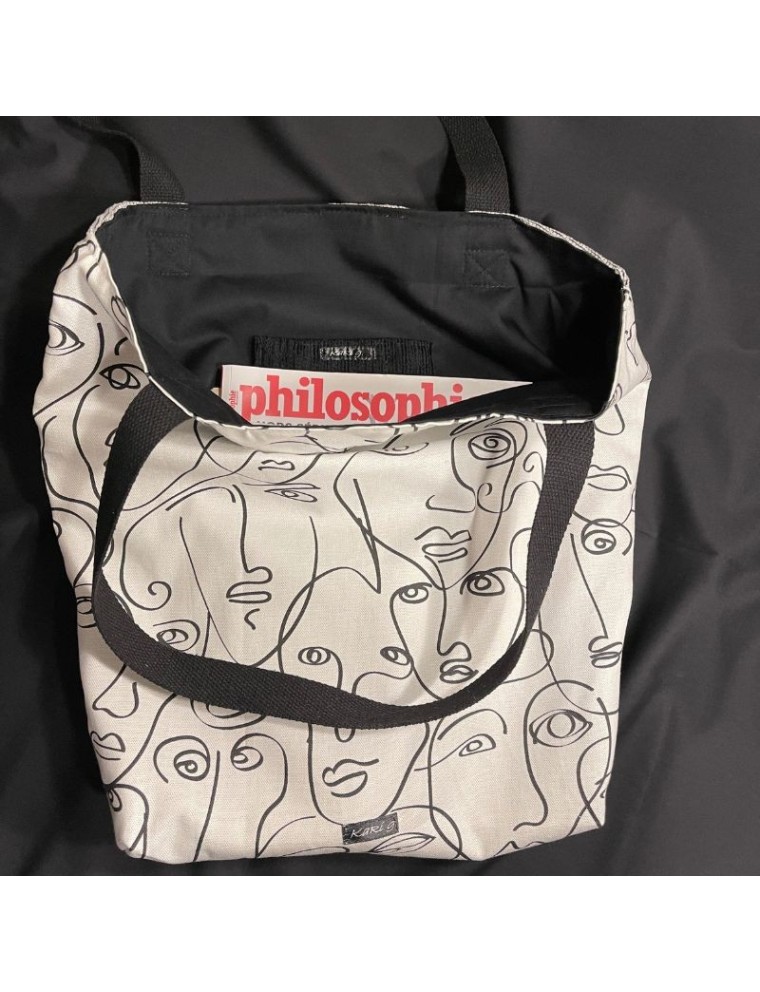 Tote Bag forrada e com bolso interior