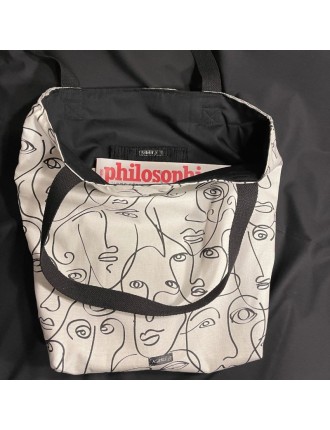 Tote Bag forrada e com bolso interior