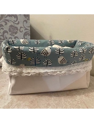 Cesto de fraldas impermeável