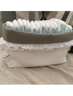 Cesto de fraldas impermeável