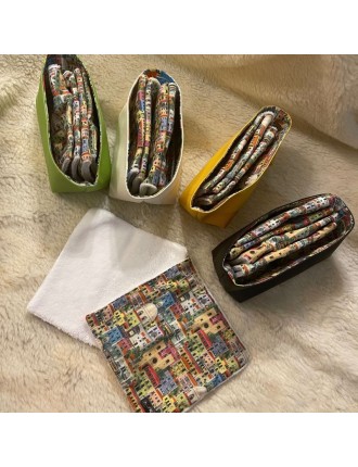 Rolo de cozinha de papel reutilizável