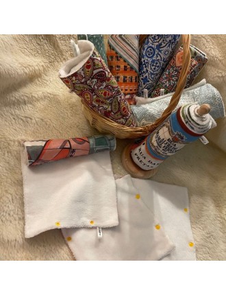 Rolo de cozinha de papel reutilizável