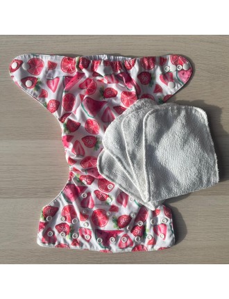 Fralda bebé reutilizável