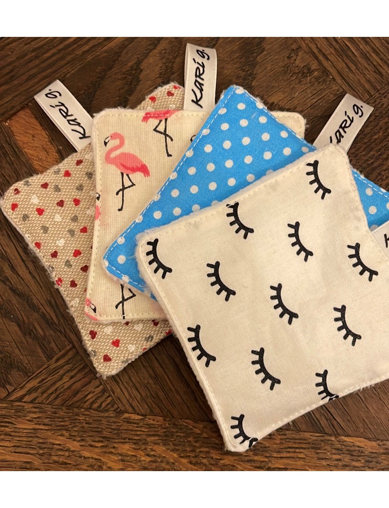 Lote de 5 Toalhetes Desmaquilhantes em Fibra de Bambu