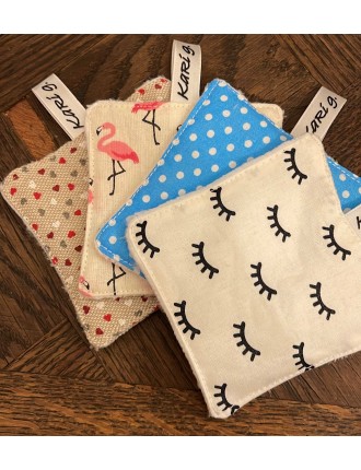 Lote de 5 Toalhetes Desmaquilhantes em Fibra de Bambu