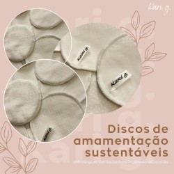 1 par de discos de amamentação