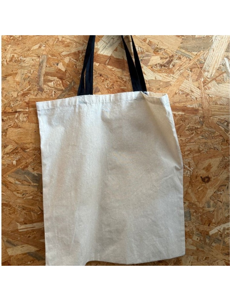 Saco Tote Bag básico, sem personalização - Alças Pretas