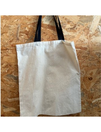 Saco Tote Bag básico, sem personalização - Alças Pretas