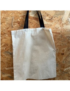 Saco Tote Bag básico, sem personalização - Alças Pretas