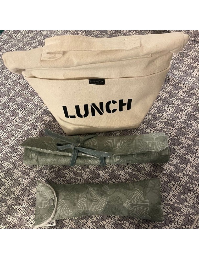 Lancheira térmica com personalização - Bege