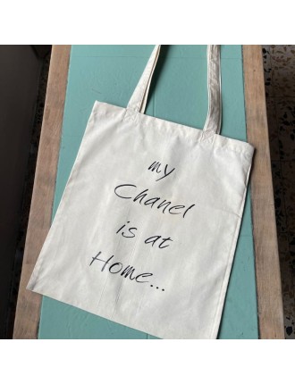 Tote Bag Básico com personalização - Bege