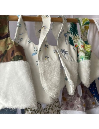 Babete com fibra de bambu